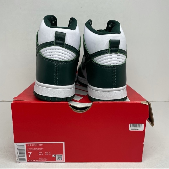 Nike Dunk High “Spartan Green/Michigan St.” NEW - Picture 5 of 5